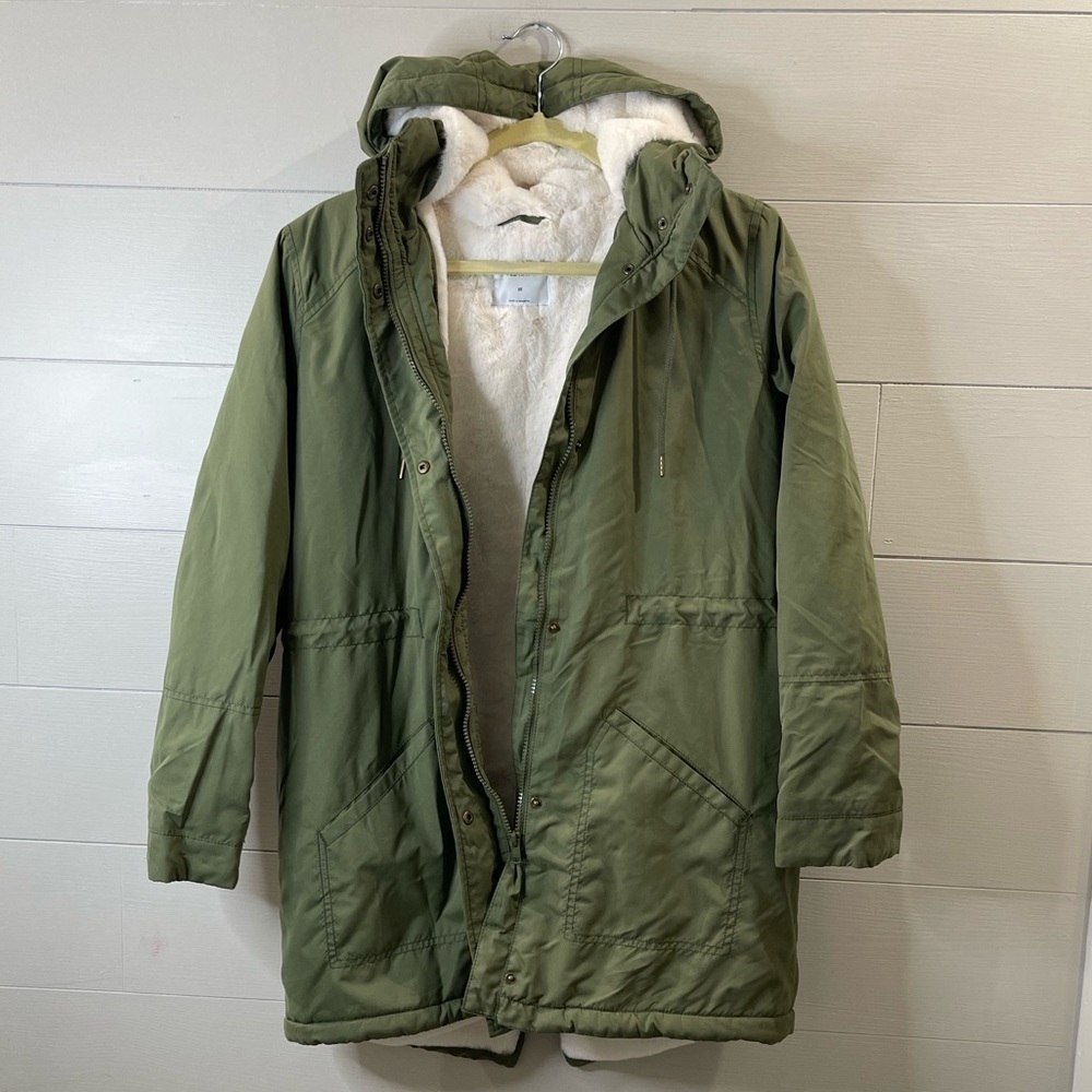 Old Navy | Long Lined Zip Up Jacket Size XS